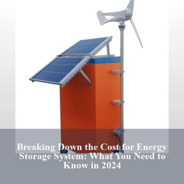 Breaking Down the Cost for Energy Storage System: What You Need to Know in 2024